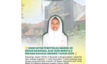 Prestasi Nasional Membanggakan! Ananda Lala Anandita Raih Peringkat 19 Kompetisi Nasional ALEF GUSI BERSI 5.0 Bidang Bahasa Inggris